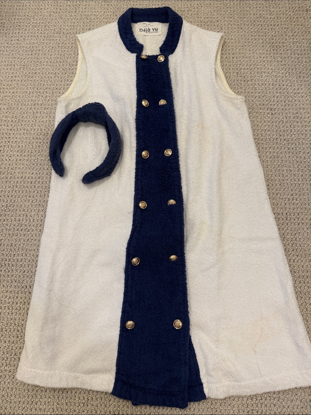 BORN IN THE SUN TERRY CLOTH TOWELING DRESS